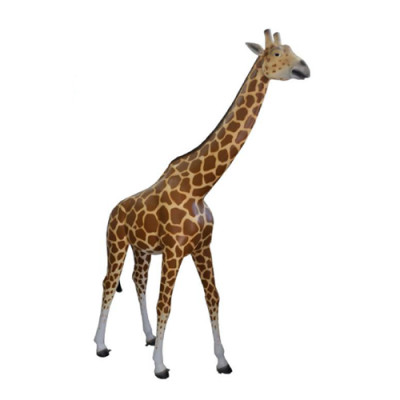 Tuindecoratie Zoo Giraffe Standbeeld Figuur Decoratie Standbeelden Beeldhouwwerk Figuren 53 cm