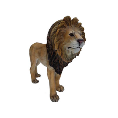 Decoratie Tuin Beeld Dieren Standbeeld Sculptuur Leeuw Deco Beelden Figuur 140x190cm.