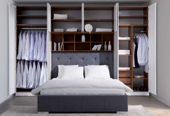 Kast Bedden Kasten Wandkast Bekleding Kasten Kleerkast Slaapkamer Nieuw