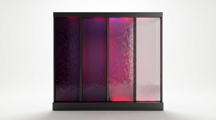 Wandpaneel met waterbellen LED-watermuur Decoratieve designer watermuur