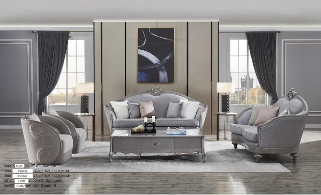 Sofaset 3+3+2 zits Bank Bankstel Bankstel Set Stof Textiel Nieuw