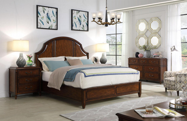 Bed 2x Bedside Table 4 pieces Bedroom Set Design Modern Luxury Classic Furniture