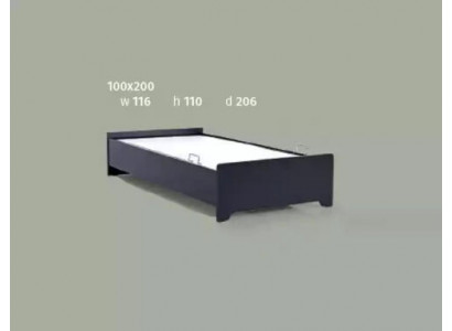 Bed Eenpersoonsbed Bedden Slaapkamer Kinderkamer Bedframe 100x200cm