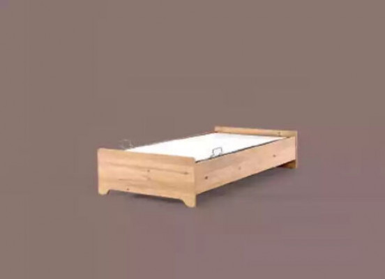 Modern kinderbed bruin stof bed kinderkamer nieuwigheid 100x200cm