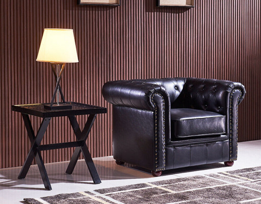Chesterfield bank bank bekleding stof leer decor set bekleding banken