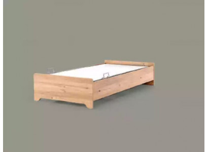 Designerbedden Babybed bruin modern tienerbed Houten meubelen 100x200cm