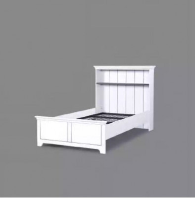 Houten bed slaapkamer design luxe meubels tienerkamer wit klassiek