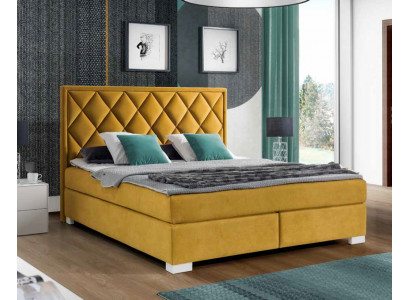 Bedden Bed Kussen Leer Textiel Ontwerper Luxe Tweepersoons Huwelijk Hotel Boxspring