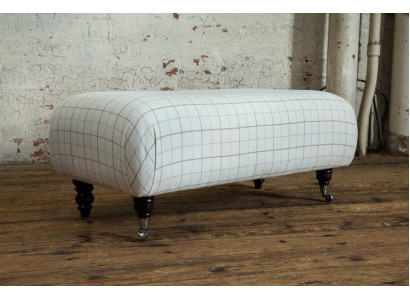 Chesterfield voetenbank Ottomaanse kruk klassiek bijzet relax fauteuil bank nieuw