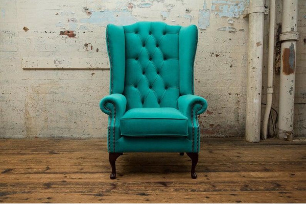 Chesterfield oorfauteuil gestoffeerde sofa's klassieke stoel van premiumklasse #201