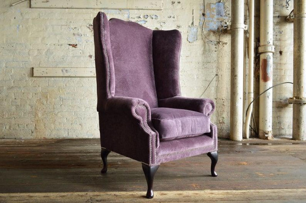 Chesterfield oorfauteuil, fauteuil, 1-zitsbank, sofa, bekleding, banken, leder, textiel, bankstel.
