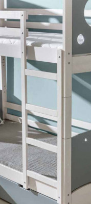 Stapelbed Hoogslaper Kinderbed 5 Kleuren Scandinavisch Grenen Hout Kinderkamer