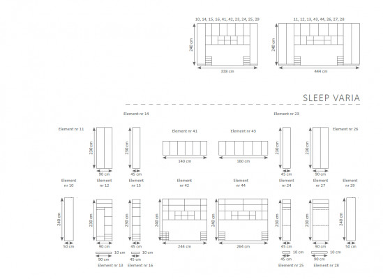 Kast Bed Bedden Wandkast Bekleedkast Kasten Slaapkamer Nieuw