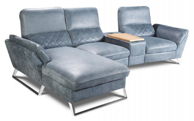 Thuisbioscoop Sofa Bank Bekleding Leder Banken Sofas Hoekset Relax Voetsteunen