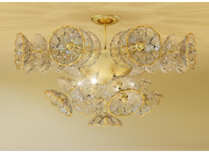 Design kroonluchter Bohemia plafondlamp goud kristallen lamp lampen verlichting