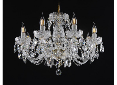 XXL Lamp 8x Lampen Kroonluchter Paleis Villa Verlichting Lamp Kristallen Luster