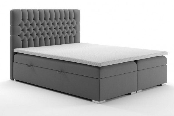 Boxspringbed Hotel Dubbel Chesterfield Luxe Bedden Gevoerd Kader Functie