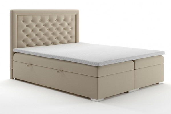 Chesterfield Boxspringbed Hotel Tweepersoons Luxe Bedden Bekleding Kast Functie