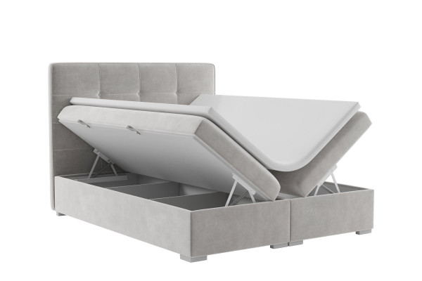 Chesterfield Boxspringbed Hotel Dubbel Compleet Set Matras Topper Bedden Nieuw