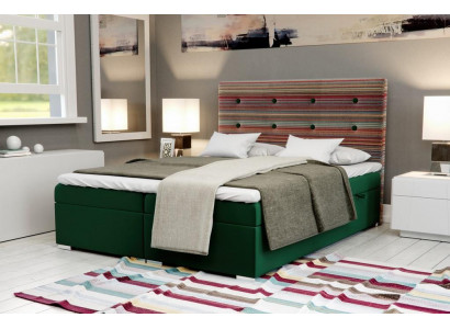 Chesterfield Bed Boxspring Hotel Dubbel Compleet Set Topper Matras Bedden Nieuw