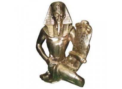 Egypte sculptuur Ramses II kunststof beeld figuren beelden antieke stijl 25 cm