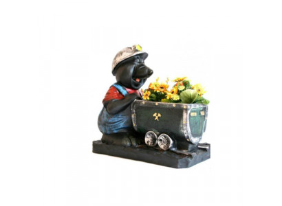 Blumentopf Mol Fart Decoratie Beeld Standbeeld Sculptuur Figur Dekoratie Pot Nieuw