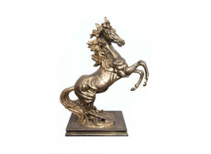 Skulptuur pesare Abstracte Koper Gekleurd Pegasus Paard Standbeelden Decoratie Paarden