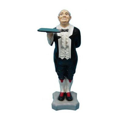 Butler beeld standbeeld figuren beelden sculptuur restaurant hotel 110cm verdieping nieuw