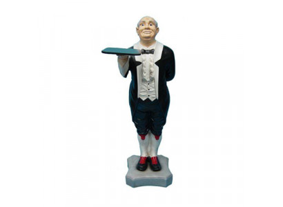 Butler beeld standbeeld figuren beelden sculptuur restaurant hotel 110cm verdieping nieuw
