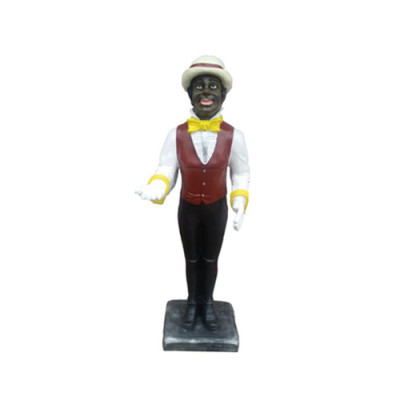 Butler-figuur standbeeld figuren standbeelden sculptuur restaurant hotel 95 cm plank nieuw