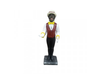 Butler-figuur standbeeld figuren standbeelden sculptuur restaurant hotel 95 cm plank nieuw