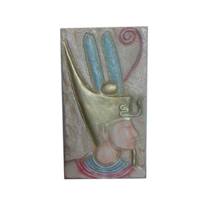 Egypte Wandbeeld Reliëf Deco Valk Decoratie Beelden 90x49cm Beelden O8 Farao
