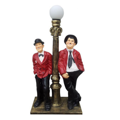 Deko Beeld Lamp Sculptuur 110 cm Beelden Sculpturen Charlie Chaplin Lamp Nieuw