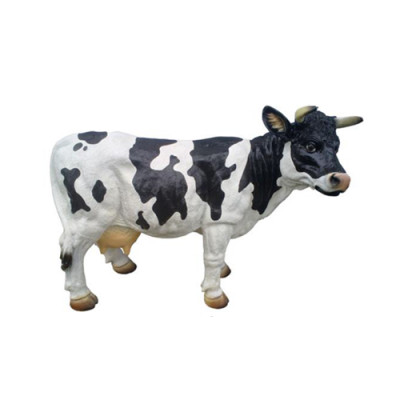 Standbeeld Rund Decoratie Boerderij Decor Tuin Koeien Sculptuur Koe 40cm Nieuw
