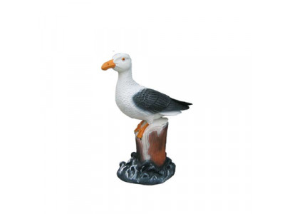Deko figuur meeuw vogel tuinfiguren sculptuur beelden sculpturen 43cm nieuw