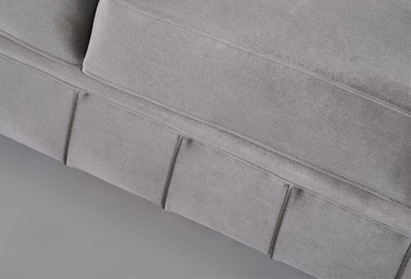 Chesterfield Sofa Bank Bekleding Stof Leer Banken Bekleding Set 3-zitter