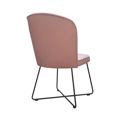 Design stoel zit praktijk eetkamer stoelen textiel stof bekleding wachtkamer kantoor.