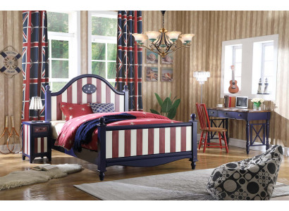 Amerikaans design 1x nachtkastje bijzet consoletafels meubelen hout nieuw echt tafel