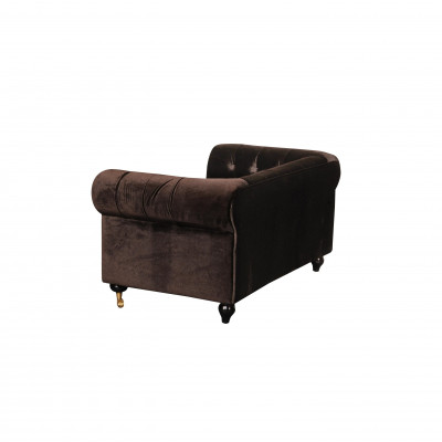 Chesterfield 2-zits Klassieke Luxe Barok Rococo Sofa Textiel Leren Bank