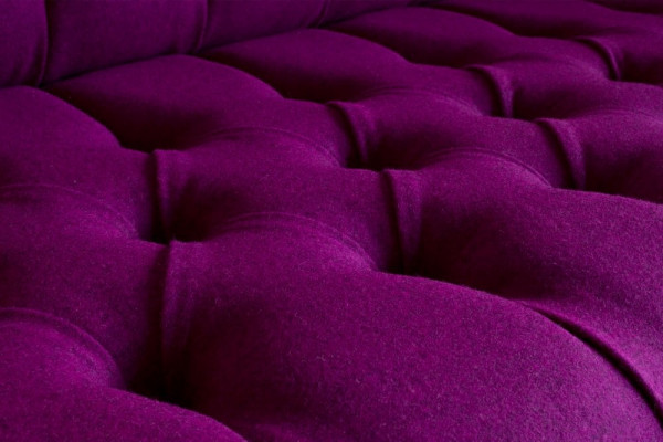 Chesterfield 3-Zits Klassieke Luxe Paars Roze Sofa Bank Textiel Bank