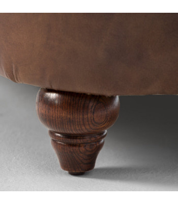 jvmoebel ® Leren Bank Sofa - Design Gestoffeerde Tweezitter Bankstel Bruin
