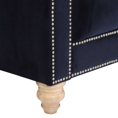 Chesterfield 4-zits Klassieke Luxe Barok Rokoko Sofa Textiel Leder Bank