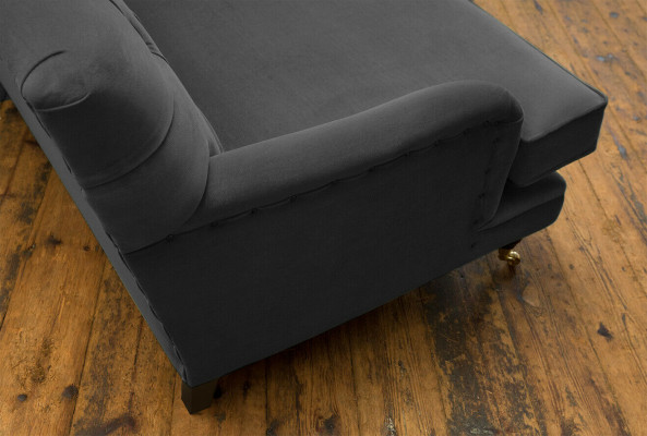Chesterfield 3-zitsbank Stoffen Bekleding Bankstellen Zitkamer Sofa Fluweel Nieuw