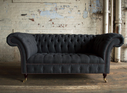 Textiele Sofa Stof Bank Chesterfield grote sofa’s XXL Zit Kussen 185cm banken
