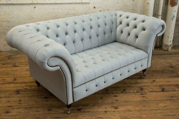 Textiel Sofa Stof Bank Chesterfield grote sofa's xxl banken Zitting Kussen 185cm