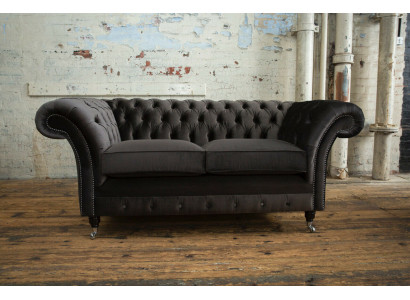Chesterfield Sofa 2-Zits Bekleding Design Banken Sofa Set NIEUW Tweezits