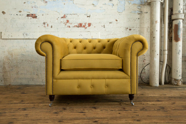 Lounge Luxus Televisie Club Bekleding Zitbank Fauteuil Design Bank Sofa Chesterfield