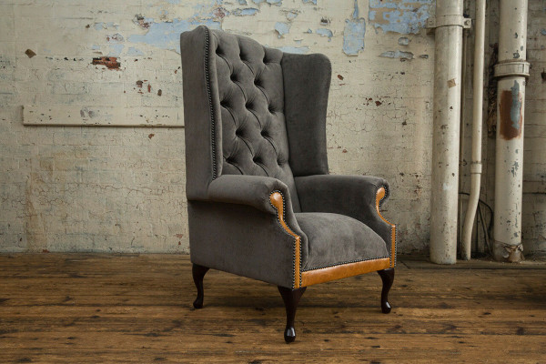 Chesterfield fluwelen fauteuil sofa stoffering sofa's design luxe bank relax televisie nieuw