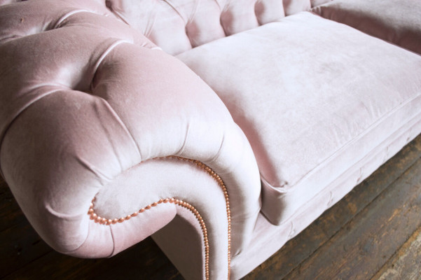 Chesterfield 3-zits design slaapbank bankstel bekleding banken textiel driezitter