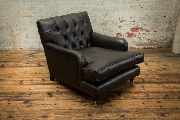 Chesterfield Design Sofa Fauteuil Bank Bekleding Luxe Textiel Banken 1-Zits #299